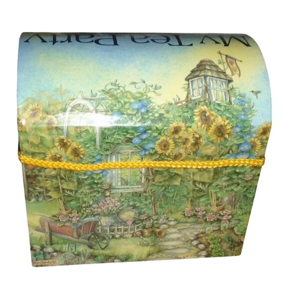 My Tea Party 9-Piece Doll-Size Ceramic Tea Set With Recipe Book & Cookie Cutter - Picture 3 of 5